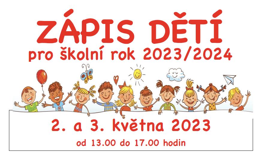 ZÁPIS DĚTÍ DO MATEŘSKÝCH ŠKOL pro školní rok 2023/2024 - Praha 19